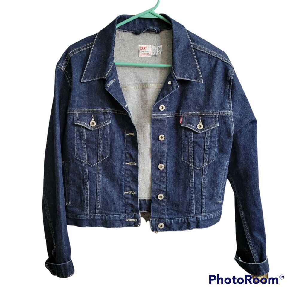 Vintage Levi’s Dry Goods Two Horse Brand Denim Jean Jacket size Large Trucker